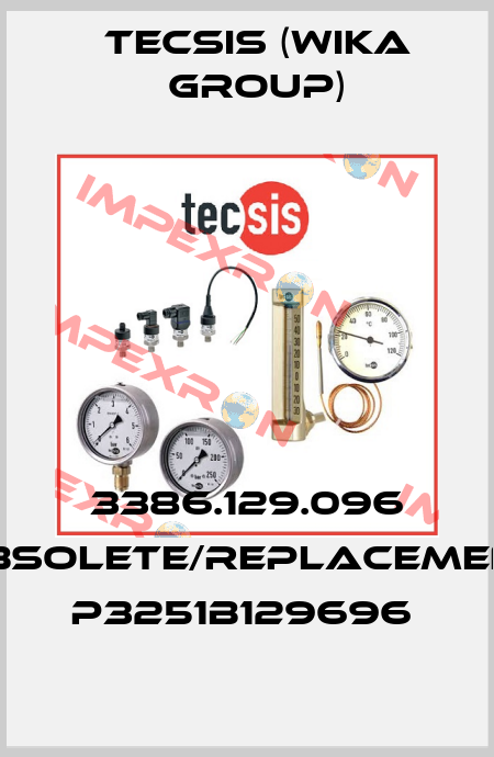 3386.129.096 obsolete/replacement P3251B129696  Tecsis (WIKA Group)