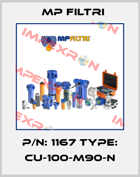 P/N: 1167 Type: CU-100-M90-N MP Filtri