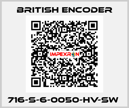 716-S-6-0050-HV-SW  British Encoder