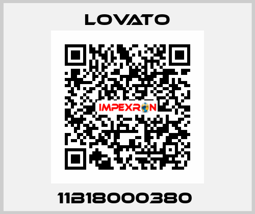 11B18000380  Lovato