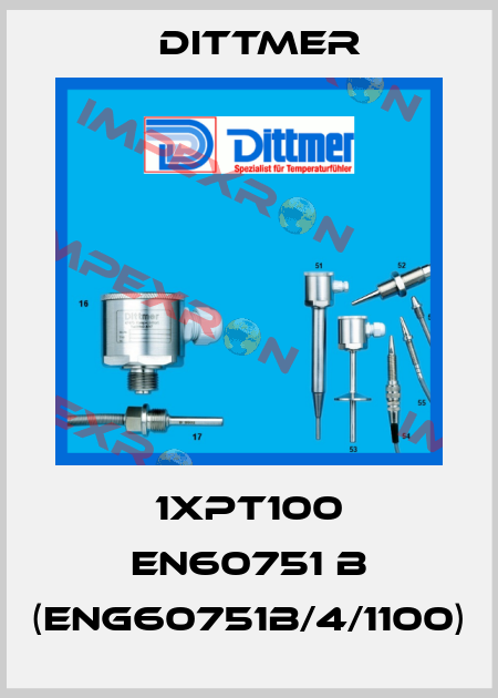 1xPT100 EN60751 B (eng60751B/4/1100) Dittmer