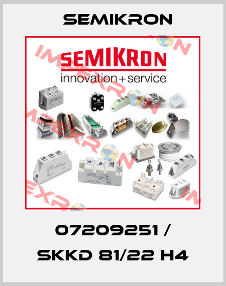 07209251 / SKKD 81/22 H4 Semikron
