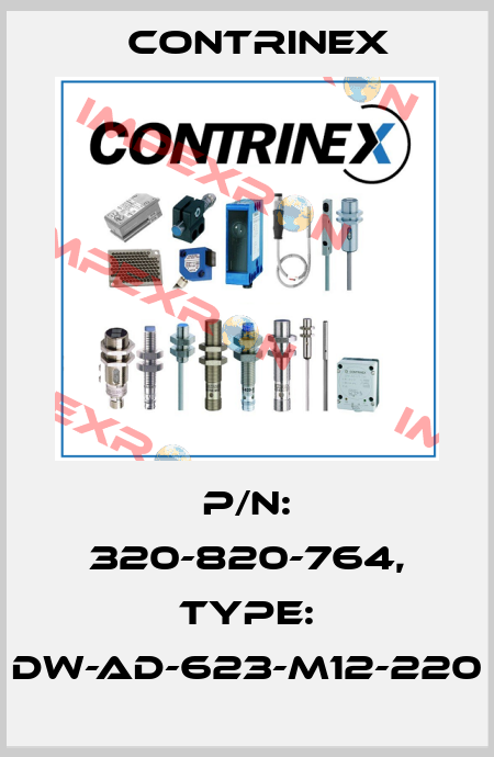 p/n: 320-820-764, Type: DW-AD-623-M12-220 Contrinex