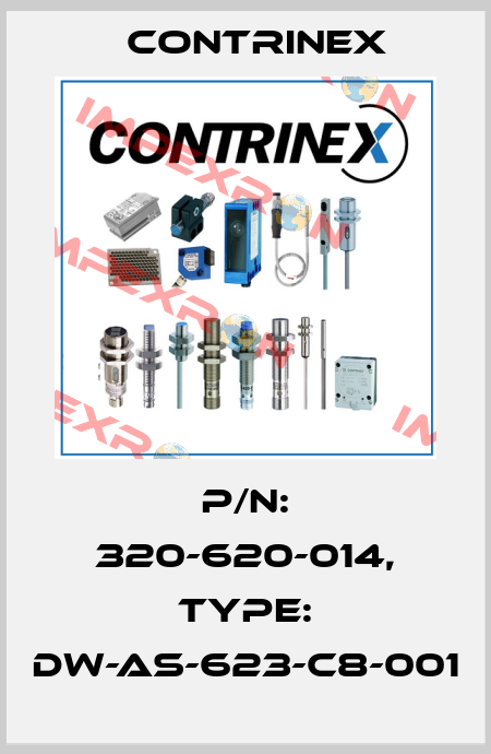 p/n: 320-620-014, Type: DW-AS-623-C8-001 Contrinex