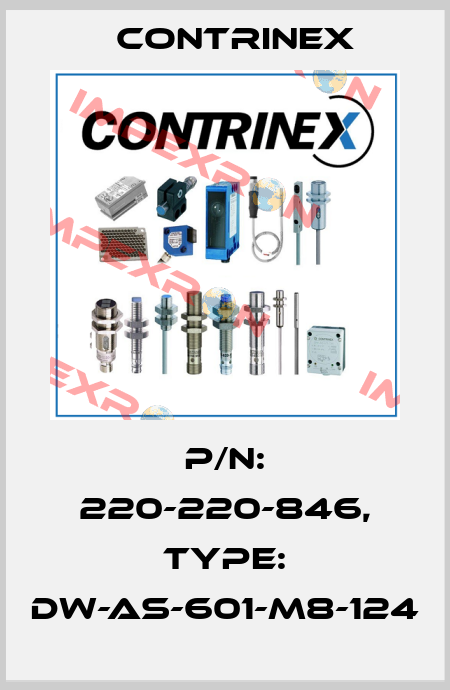 p/n: 220-220-846, Type: DW-AS-601-M8-124 Contrinex