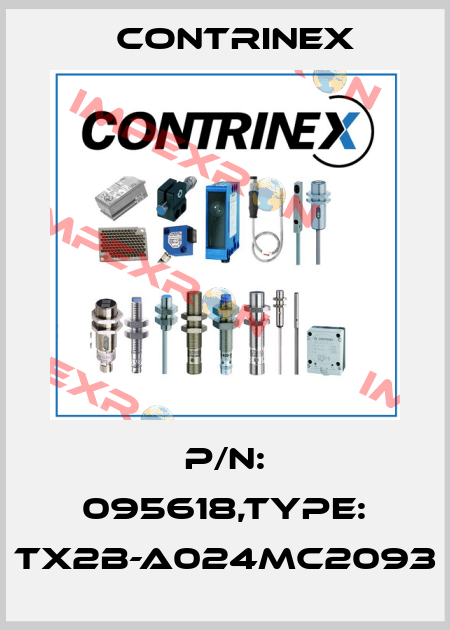 P/N: 095618,Type: TX2B-A024MC2093 Contrinex