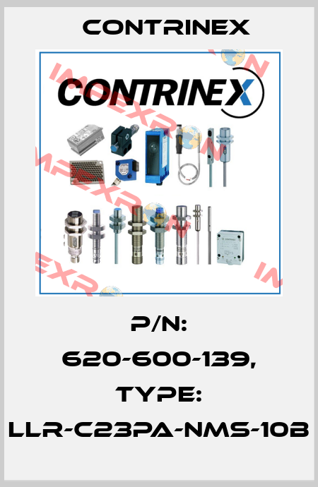 p/n: 620-600-139, Type: LLR-C23PA-NMS-10B Contrinex