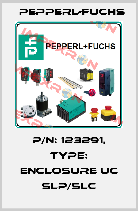 p/n: 123291, Type: Enclosure UC SLP/SLC Pepperl-Fuchs