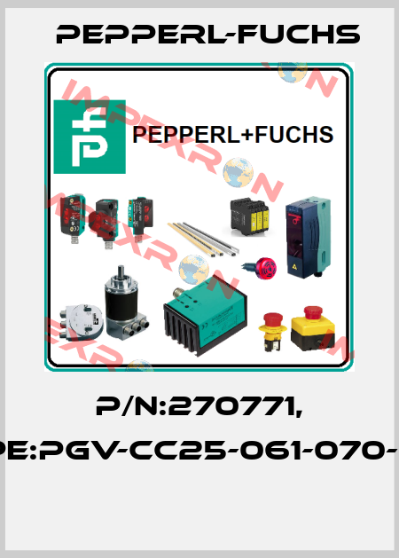P/N:270771, Type:PGV-CC25-061-070-SET  Pepperl-Fuchs