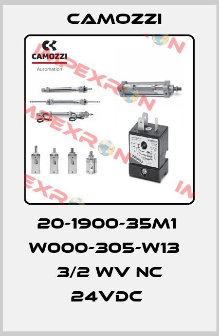 20-1900-35M1  W000-305-W13   3/2 WV NC 24VDC  Camozzi
