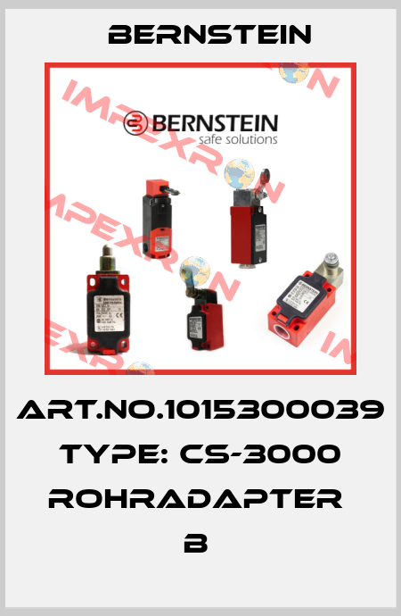 Art.No.1015300039 Type: CS-3000 ROHRADAPTER          B  Bernstein