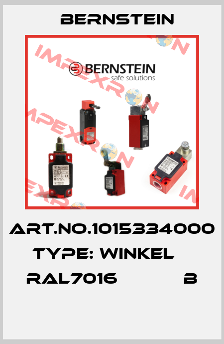 Art.No.1015334000 Type: WINKEL    RAL7016            B  Bernstein