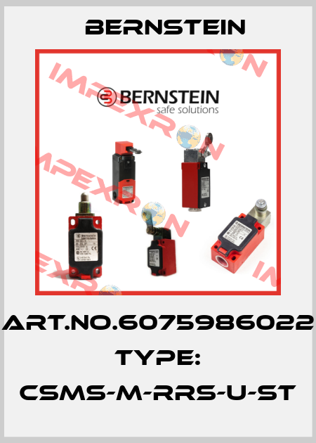 Art.No.6075986022 Type: CSMS-M-RRS-U-ST Bernstein