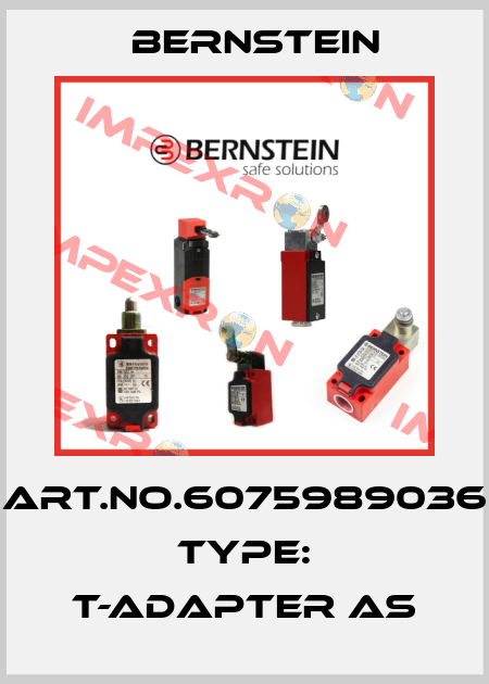 Art.No.6075989036 Type: T-ADAPTER AS Bernstein