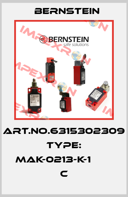 Art.No.6315302309 Type: MAK-0213-K-1                 C Bernstein