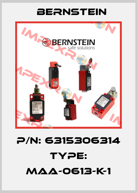 P/N: 6315306314 Type: MAA-0613-K-1 Bernstein