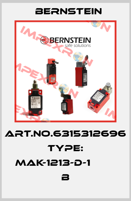 Art.No.6315312696 Type: MAK-1213-D-1                 B Bernstein