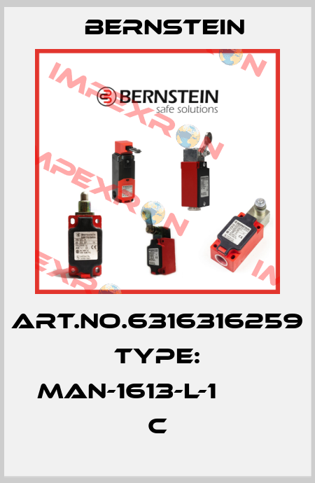 Art.No.6316316259 Type: MAN-1613-L-1                 C Bernstein