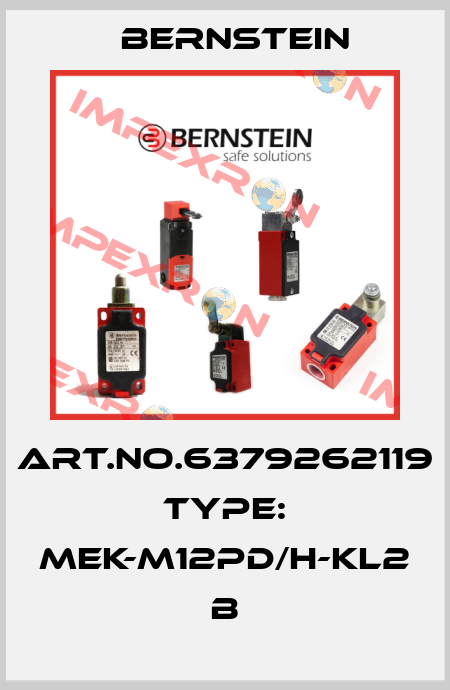 Art.No.6379262119 Type: MEK-M12PD/H-KL2              B Bernstein