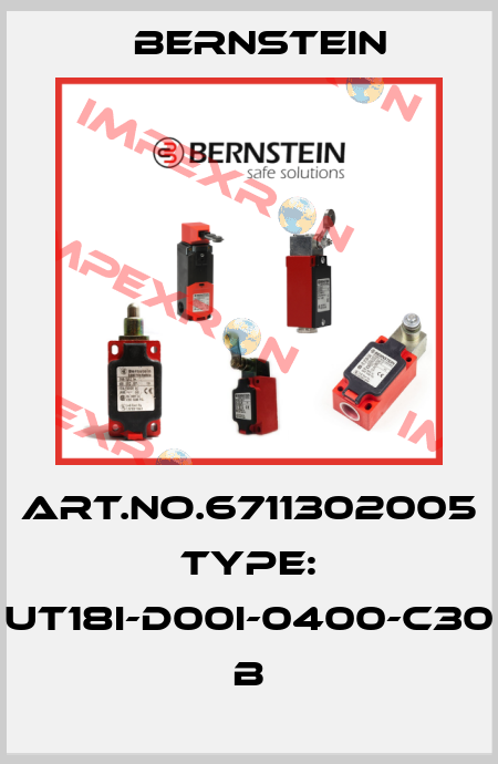 Art.No.6711302005 Type: UT18I-D00I-0400-C30          B Bernstein