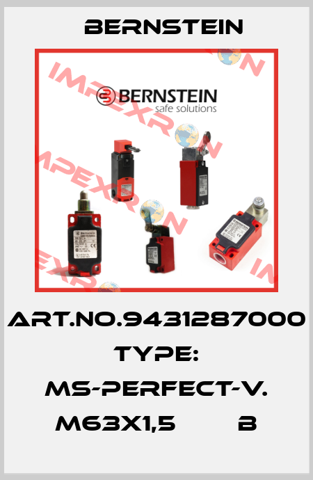 Art.No.9431287000 Type: MS-PERFECT-V. M63X1,5        B Bernstein