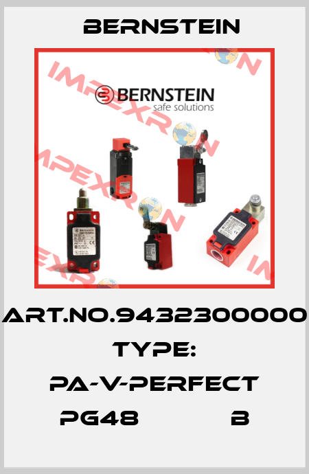 Art.No.9432300000 Type: PA-V-PERFECT PG48            B Bernstein