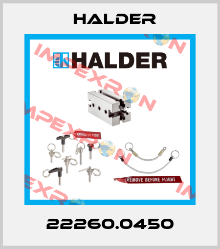 22260.0450 Halder