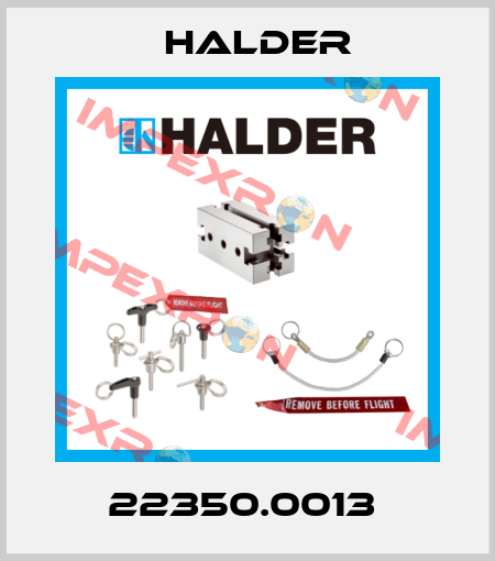 22350.0013  Halder