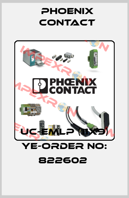 UC-EMLP (11X9) YE-ORDER NO: 822602  Phoenix Contact