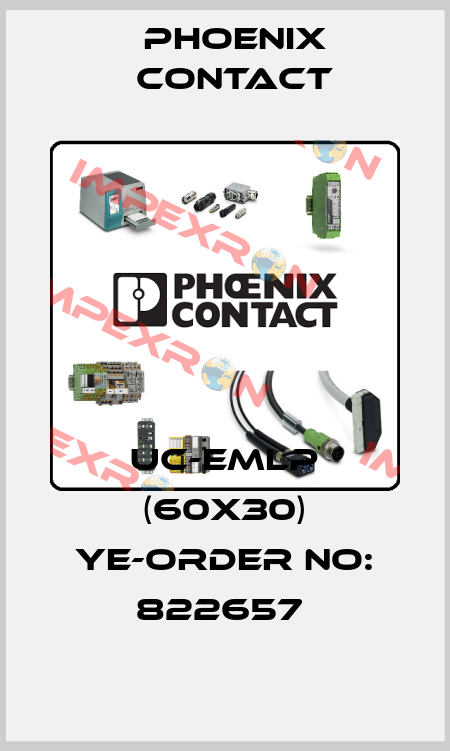 UC-EMLP (60X30) YE-ORDER NO: 822657  Phoenix Contact