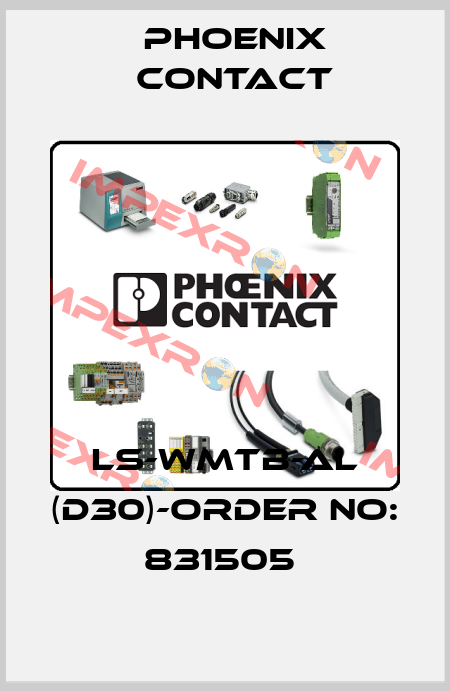LS-WMTB-AL (D30)-ORDER NO: 831505  Phoenix Contact