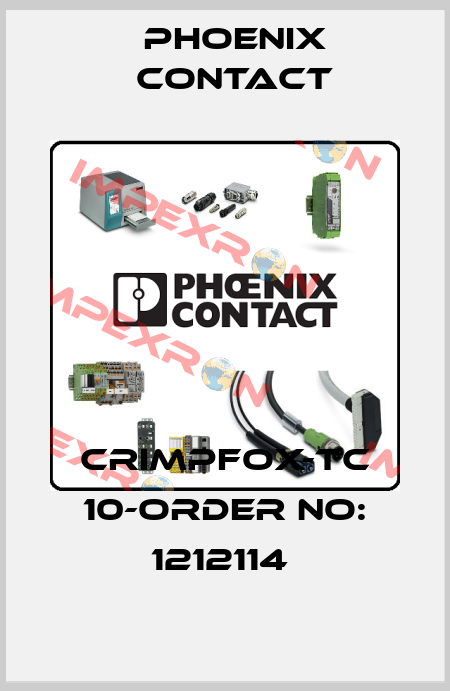 CRIMPFOX-TC 10-ORDER NO: 1212114  Phoenix Contact
