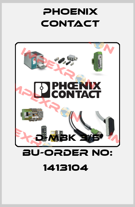 D-MBK 3/5 BU-ORDER NO: 1413104  Phoenix Contact