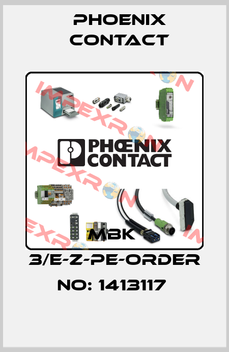 MBK  3/E-Z-PE-ORDER NO: 1413117  Phoenix Contact