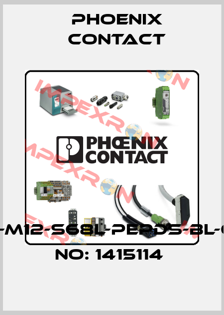 G-ESIS-M12-S68L-PEPDS-BL-ORDER NO: 1415114  Phoenix Contact