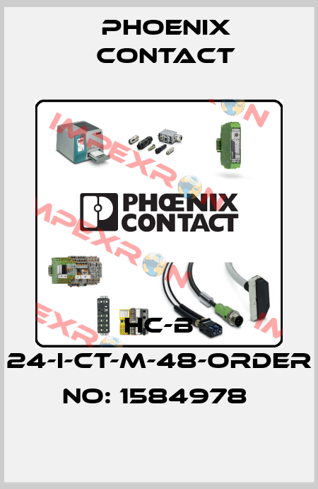HC-B 24-I-CT-M-48-ORDER NO: 1584978  Phoenix Contact