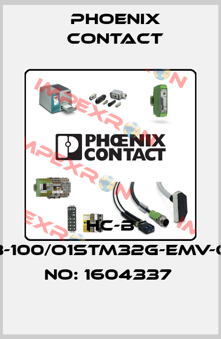 HC-B 10-TMB-100/O1STM32G-EMV-ORDER NO: 1604337  Phoenix Contact
