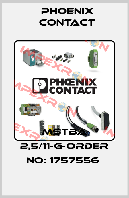 MSTBA 2,5/11-G-ORDER NO: 1757556  Phoenix Contact