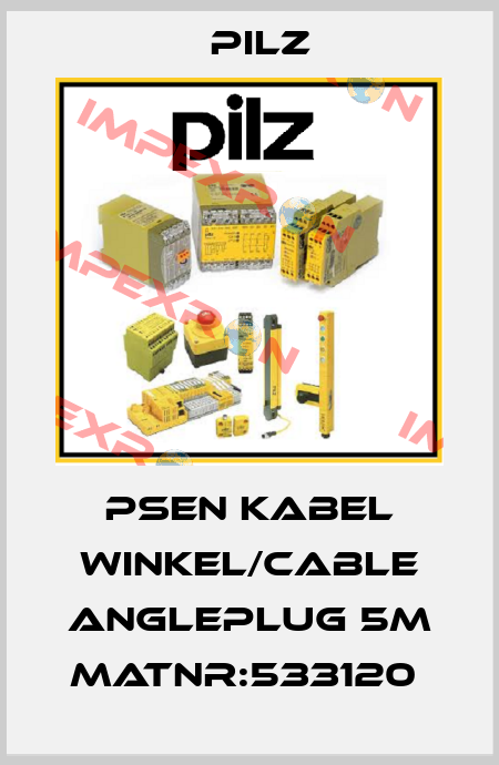 PSEN Kabel Winkel/cable angleplug 5m MatNr:533120  Pilz