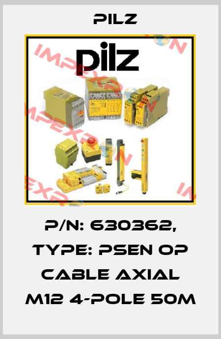 p/n: 630362, Type: PSEN op cable axial M12 4-pole 50m Pilz