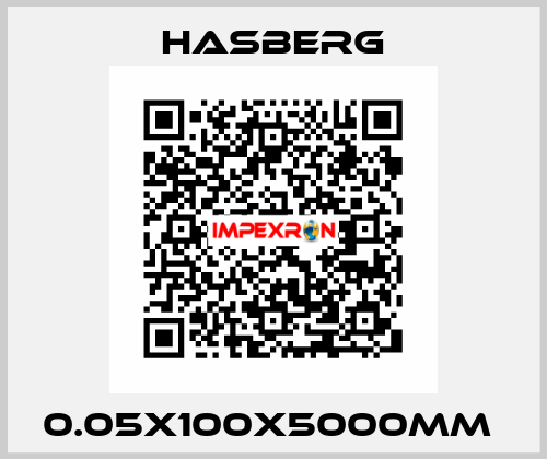 0.05X100X5000MM  Hasberg