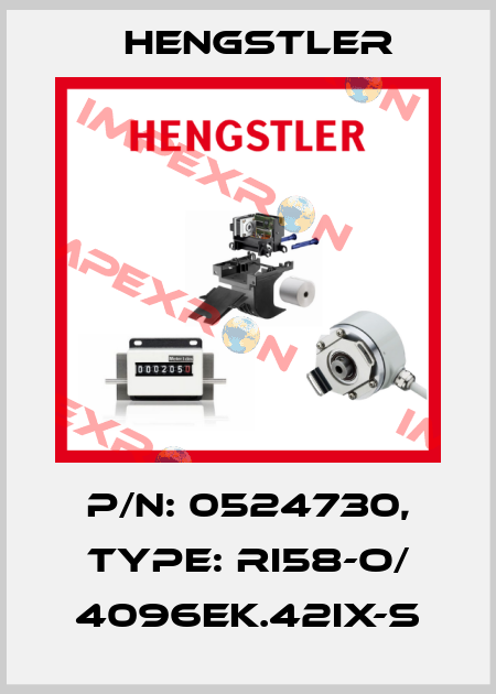 p/n: 0524730, Type: RI58-O/ 4096EK.42IX-S Hengstler