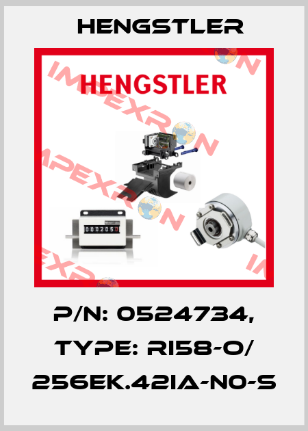 p/n: 0524734, Type: RI58-O/ 256EK.42IA-N0-S Hengstler