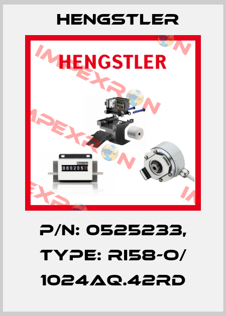 p/n: 0525233, Type: RI58-O/ 1024AQ.42RD Hengstler
