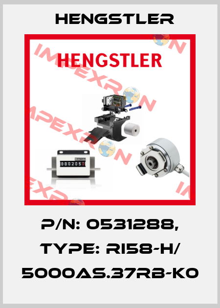 p/n: 0531288, Type: RI58-H/ 5000AS.37RB-K0 Hengstler