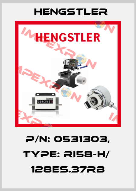 p/n: 0531303, Type: RI58-H/  128ES.37RB Hengstler
