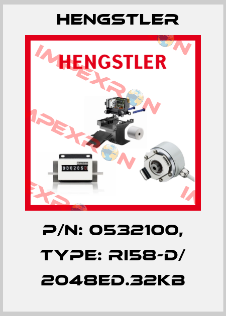 p/n: 0532100, Type: RI58-D/ 2048ED.32KB Hengstler