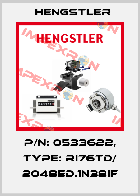 p/n: 0533622, Type: RI76TD/ 2048ED.1N38IF Hengstler