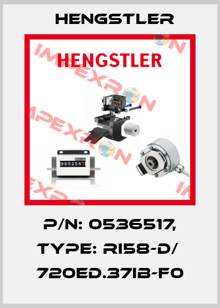 p/n: 0536517, Type: RI58-D/  720ED.37IB-F0 Hengstler