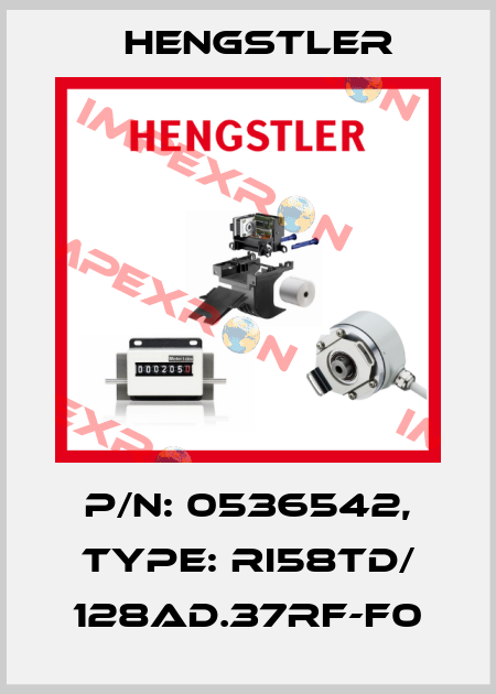 p/n: 0536542, Type: RI58TD/ 128AD.37RF-F0 Hengstler